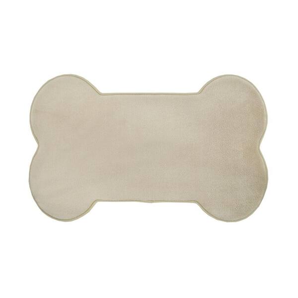 Sleep Innovations Dog Bone 20 in. x 32 in. Memory Foam Pet Mat