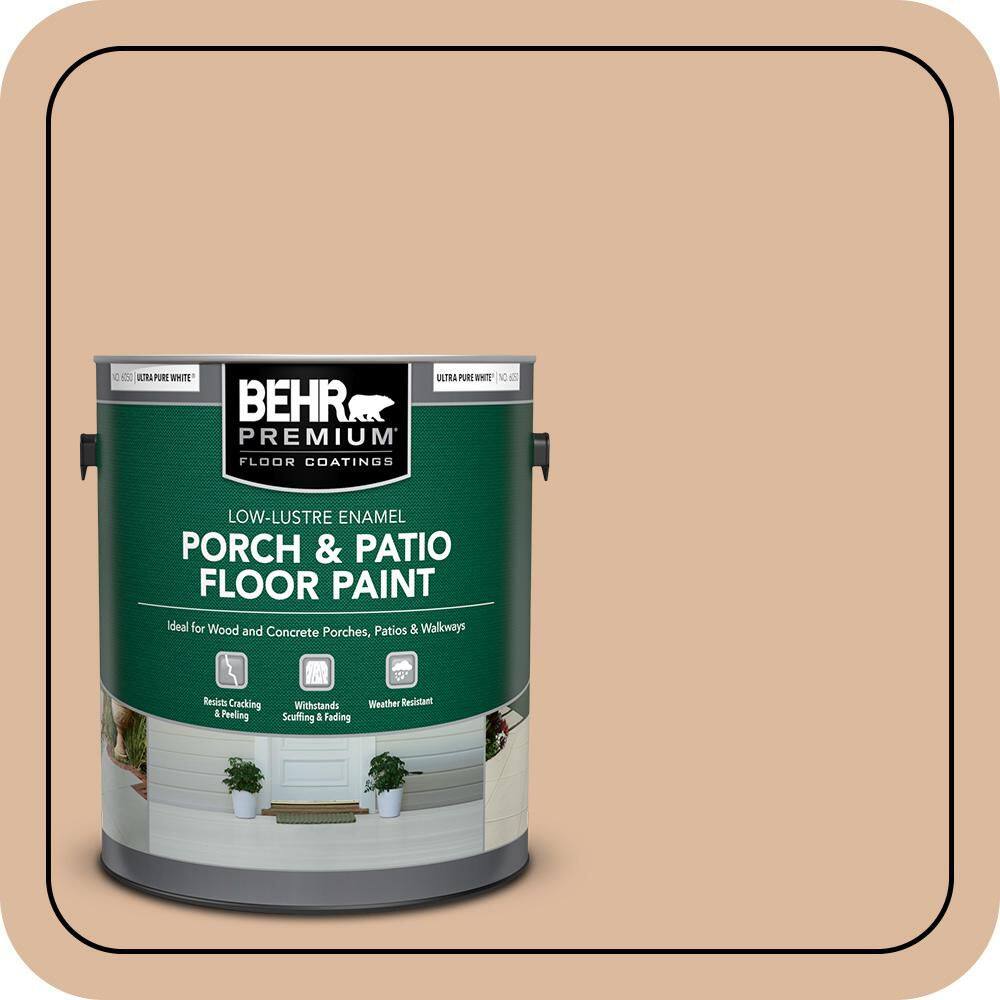 1 gal. #PPU3-09 Pumpkin Cream Low-Lustre Enamel Interior/Exterior Porch and Patio Floor Paint price history on PriceWatchPro