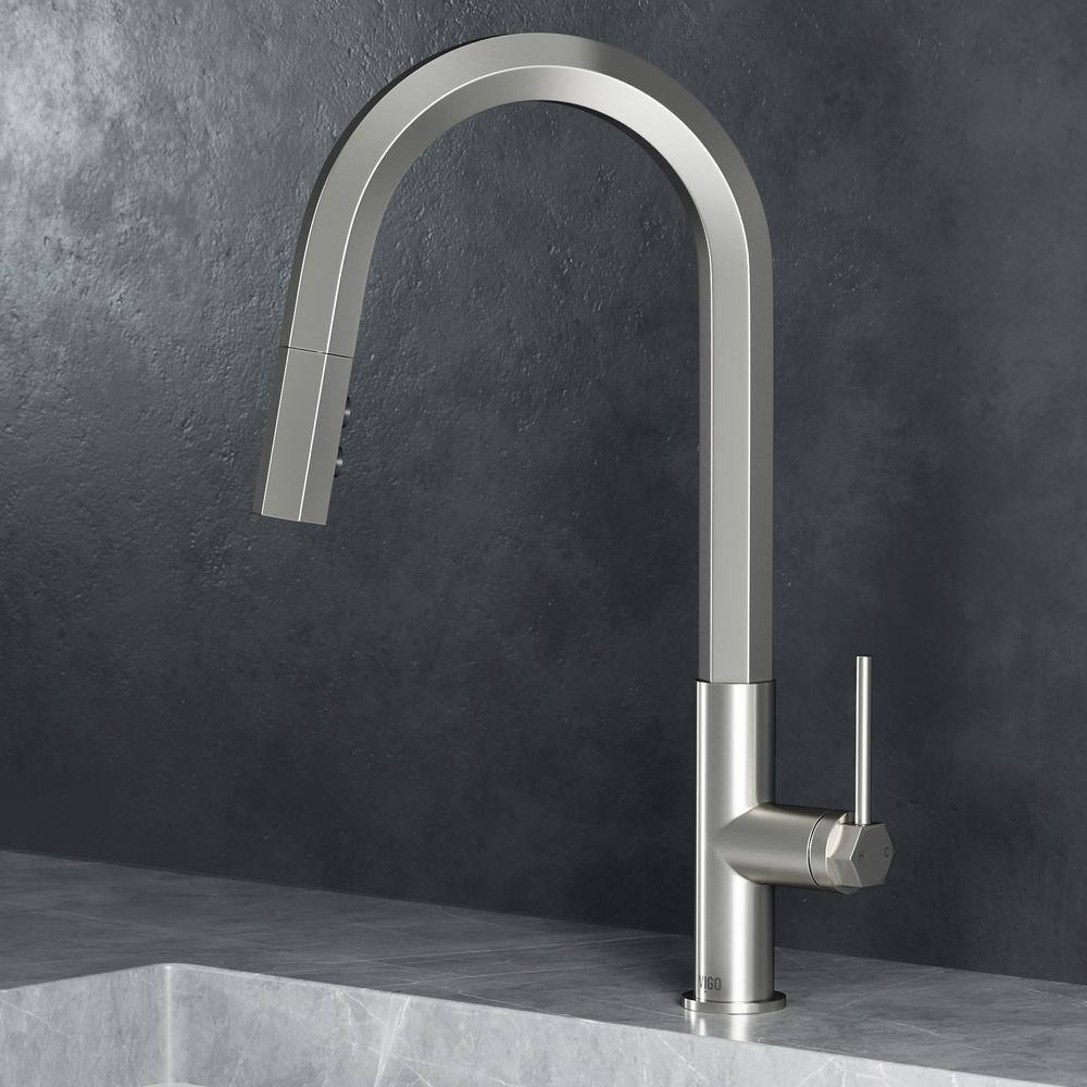Hart 18" Stainless Steel Pull-Down Kitchen Faucet