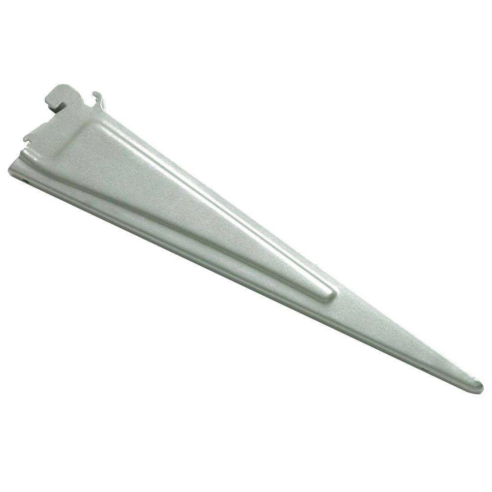 ClosetMaid ShelfTrack 12 in. x 0.5 in. Nickel Bracket