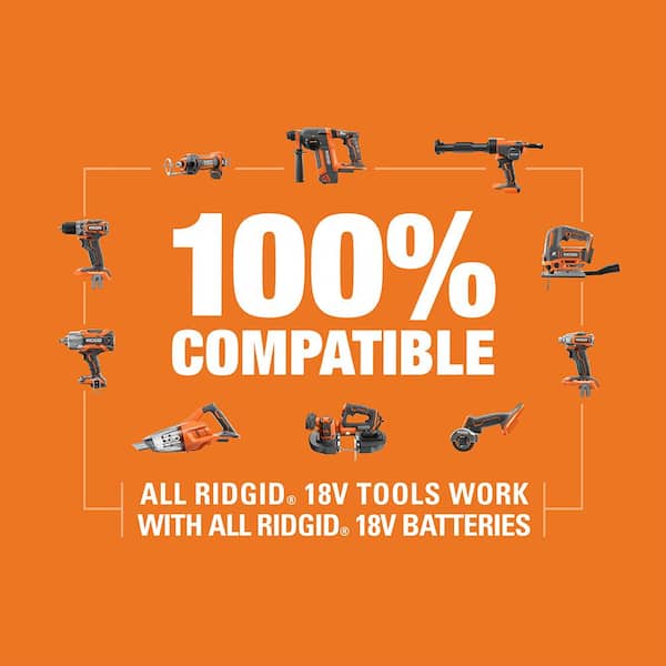RIDGID - 18V Brushless SubCompact Drill Driver and Impact Driver Combo Kit with (2) 2.0 Ah Batteries, Charger and Bag