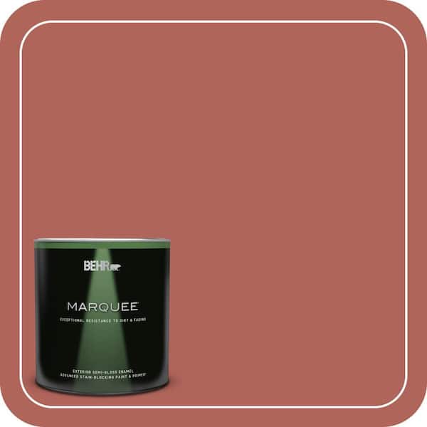 BEHR MARQUEE 1 qt. Home Decorators Collection #HDC-WR15-7 Preserved Petals Semi-Gloss Enamel Exterior Paint & Primer