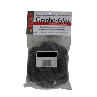 Rutland Graphoglas Kit Corda Di Ricambio Per Guarnizioni Camino E Stufa, 7 Piedi, Con Cemento