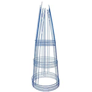 42 in. Heavy-Duty Blue Tomato Cage (5-Pack)