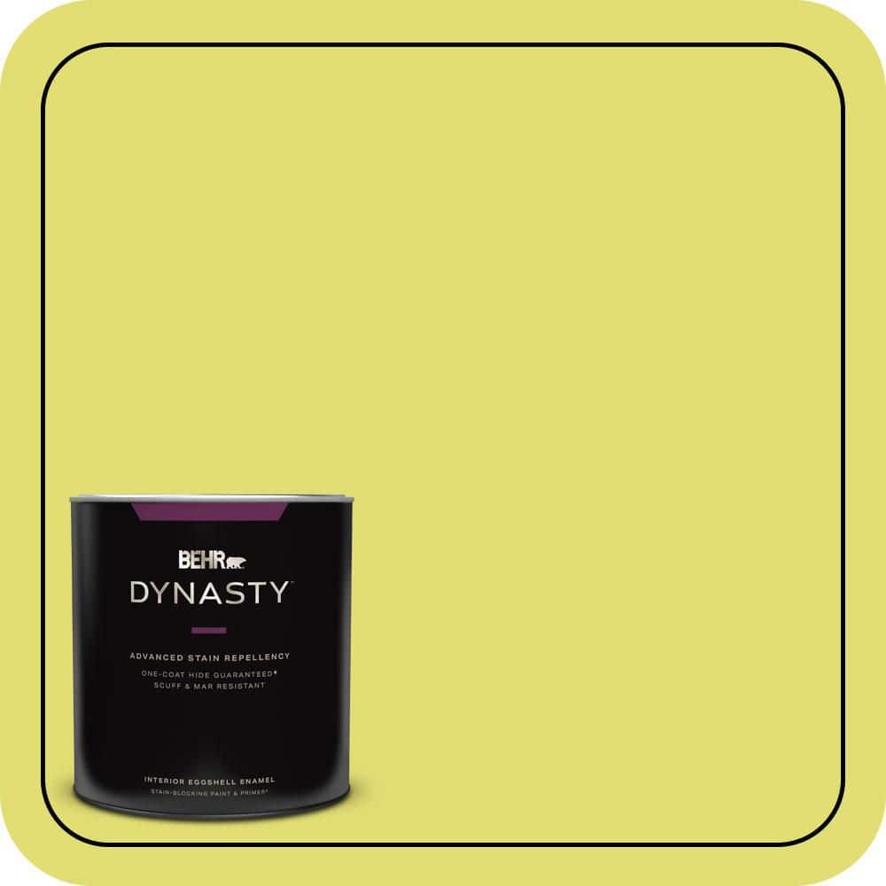 1 qt. #400B-4 Citron Eggshell Enamel Interior Stain-Blocking Paint and Primer price history on PriceWatchPro