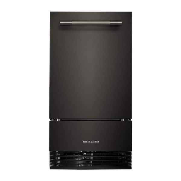 18 in. 35 lb. Built-In Ice Maker in Black Ore with Clear Ice Technology