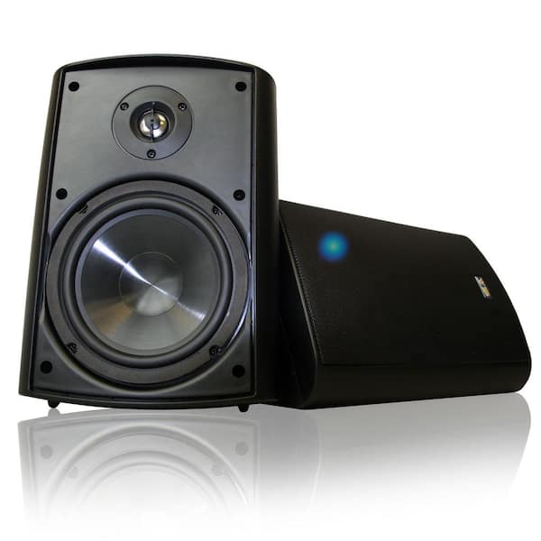 Sound Appeal Bluetooth 6.50 in. Indoor/Outdoor Weatherproof Patio Speakers Wireless Outdoor Speakers, Black