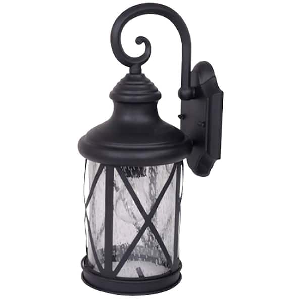 Unbranded 1-Light Matte Black Outdoor Wall Sconce