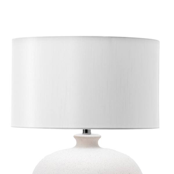 Nuloom Forest 25 In White Ceramic Contemporary Table Lamp With Shade Pdt06aa Nuloom Forest 25 In White Ceramic, Bedside Lamp Shades Only Australian