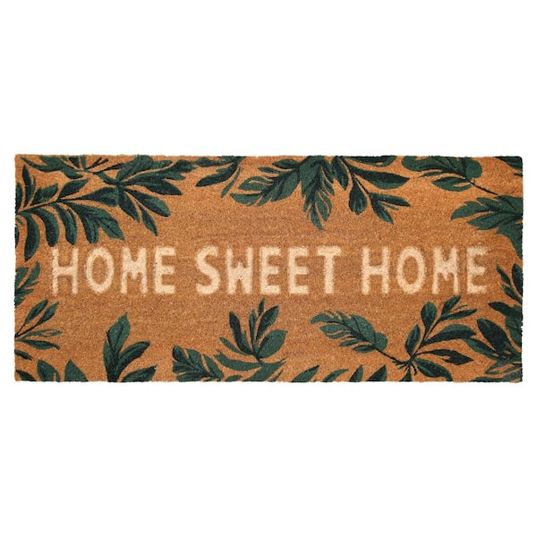 Chesapeake Merchandising Chesapeake Coir Natural Multicolour Non-Slip Doormat (20 in. x 46 in.)