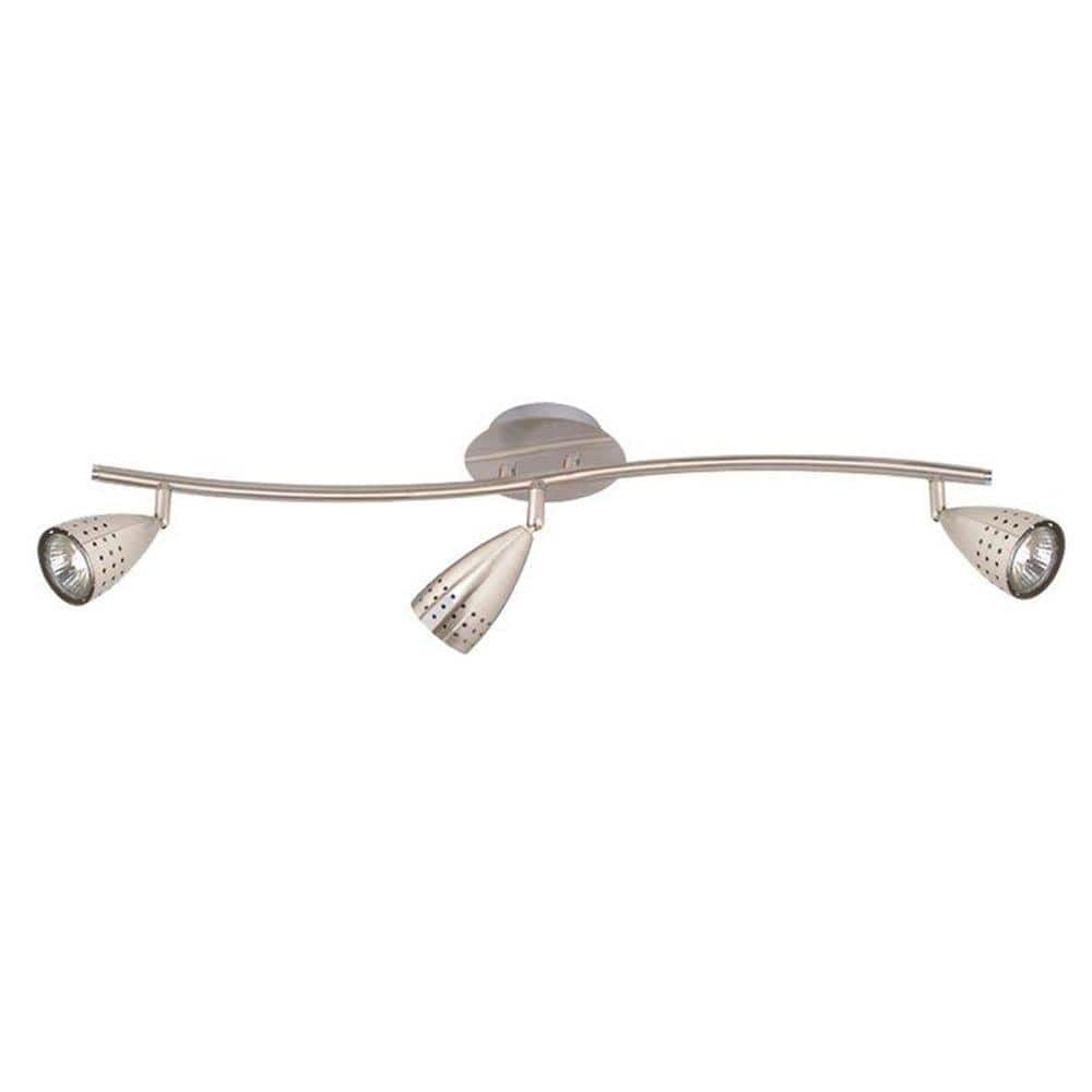 UPC 773546153737 product image for Mya 3-Light Satin Nickel Track Lighting Fixture | upcitemdb.com