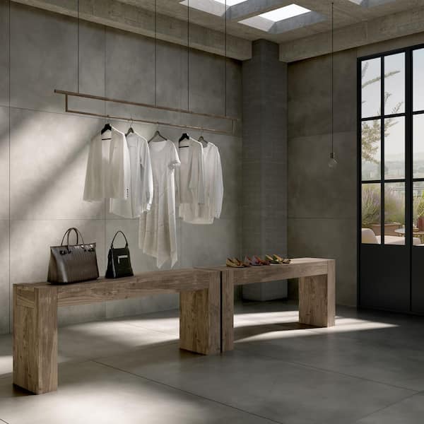 Ryx Awake Gray 47.16 in. x 47.16 in. Concrete Look Matte Porcelain Floor and Wall Tile (30.98 sq. ft. / Case)