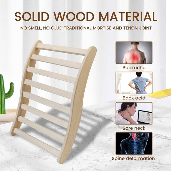 Aoibox - Universal Two Sets of Sauna Backrest, Curved Backrest Sofa Backrest High Temperature Resistance