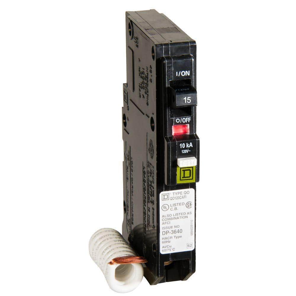 QO 15 Amp Single-Pole Combination Arc Fault Circuit Breaker (6-Pack) price history on PriceWatchPro