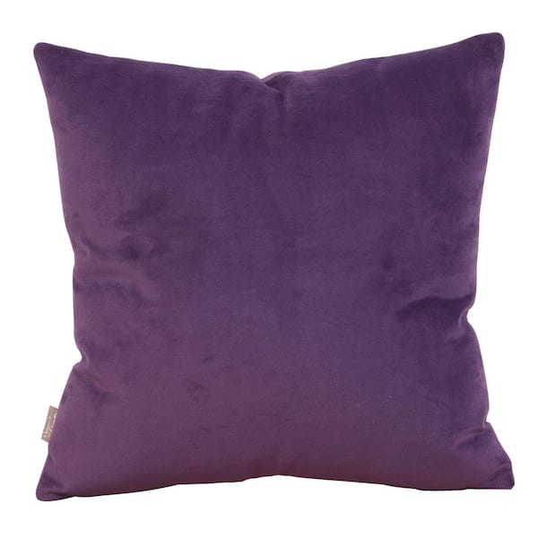 Marley Forrest Bella Purples and Lavenders Solid Polyester 5 in. x 20 in. Throw Pillow