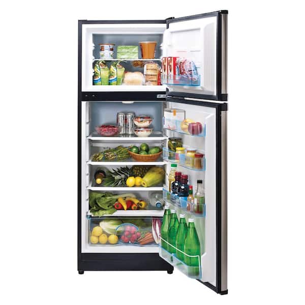 Off-Grid 24 in. 10.3 cu. ft. 290L Solar DC Top Freezer Refrigerator with Danfoss/Secop Compressor in Stainless Steel