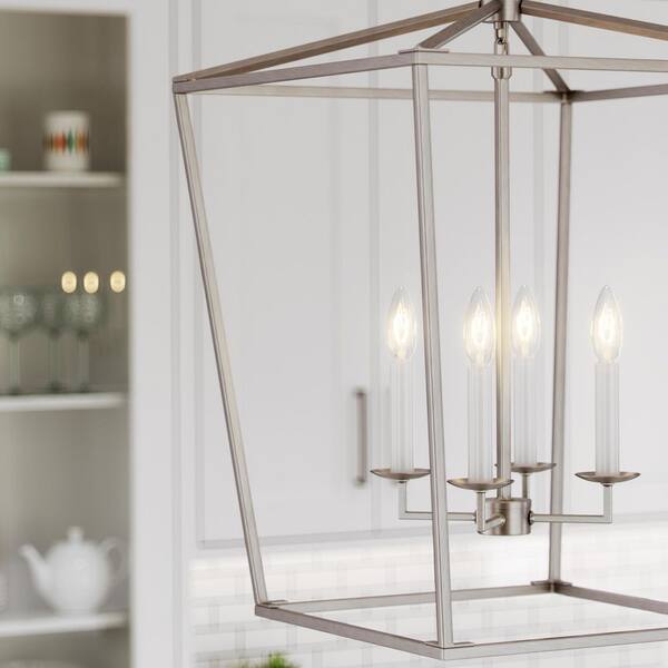 Generation Lighting Dianna 4-Light Brushed Nickel Medium Hanging