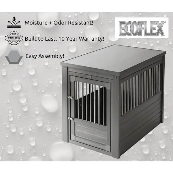 ecoFLEX Dog Crate - Grey Extra Large EHHC405XL - The Home Depot