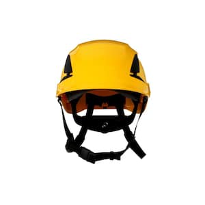 SecureFit Vented Yellow Suspension Safety Helmet (Case of 10)