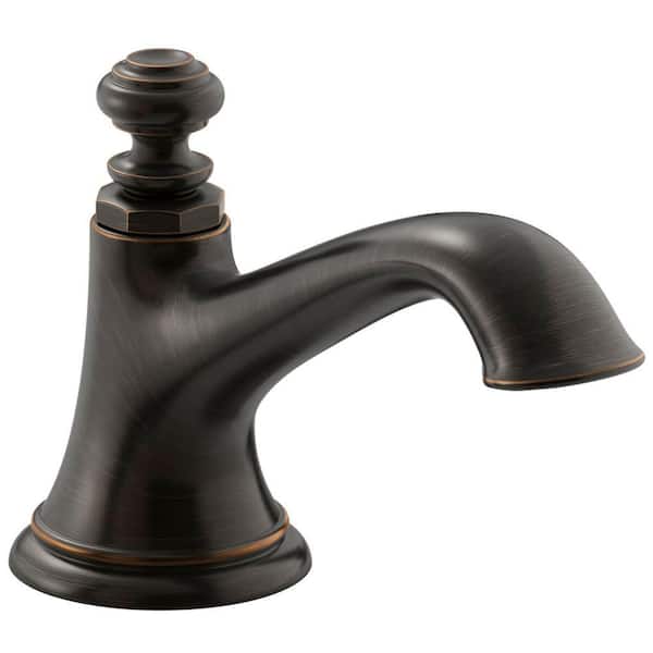 KOHLER Artifacts 5.375 in. Bathroom Sink Spout with Bell Design in Oil-Rubbed Bronze