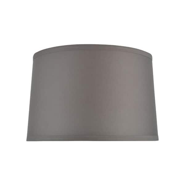 Aspen Creative Corporation 14 in. x 9 in. Grey Hardback Empire Lamp Shade