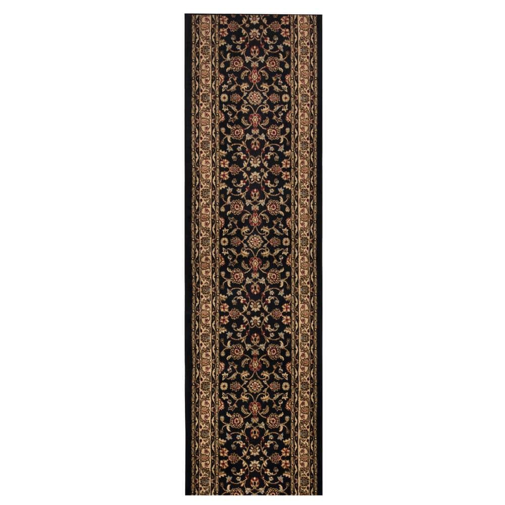Marash Black 26 in. W x 288 in. L Stair Runner Rug (Covers 52 sq. ft.) price history on PriceWatchPro