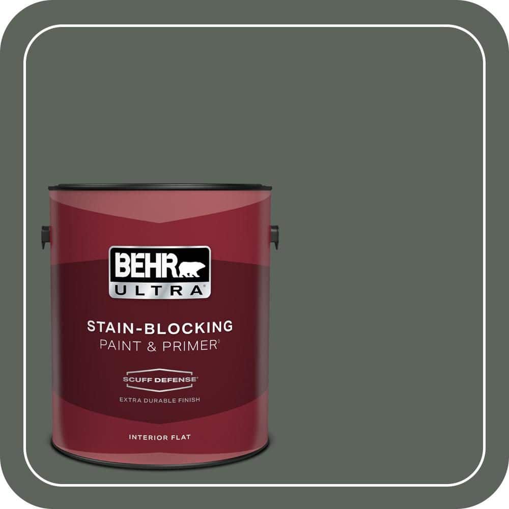 1 gal. #PPF-45 Woodland Moss Extra Durable Flat Interior Paint & Primer price history on PriceWatchPro