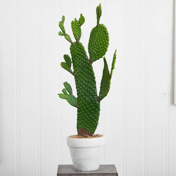 Nearly Natural 27 in. Indoor Cactus Artificial Plant 4337 - The Home Depot