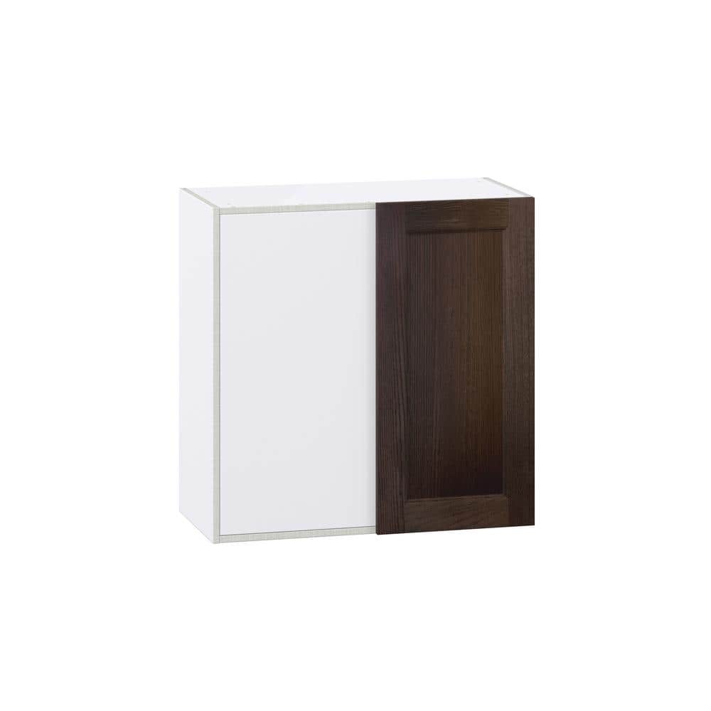 Georgetown 30 in. W x 14 in. D x 30 in. H Assembled Wall Blind Corner Right Kitchen Cabinet in Chestnut price history on PriceWatchPro