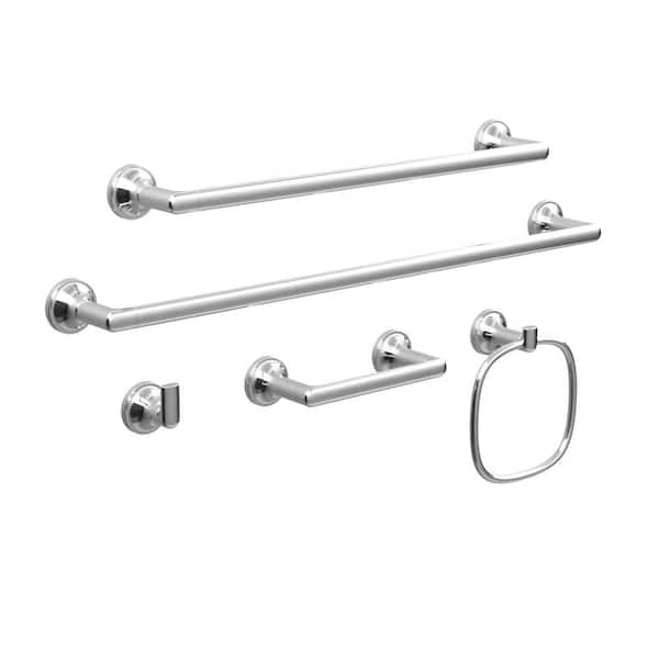 Lynstone Wall Mounted Towel Ring in Chrome