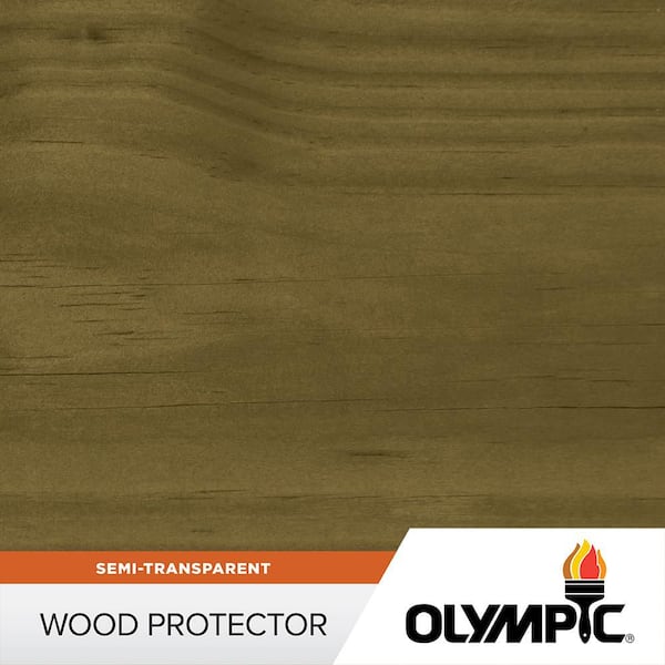 Wood Protector 1 gal. ST-2017 Mushroom Exterior Semi-Transparent Stain Plus Sealer in One