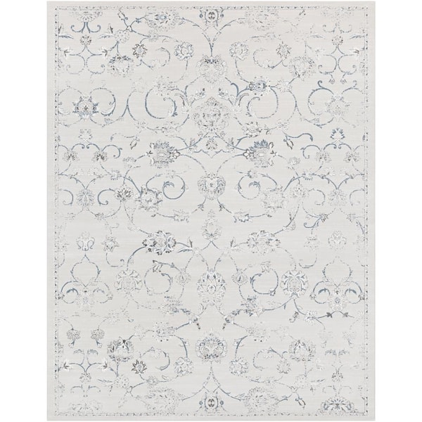 Artistic Weavers Nara Light Grey 9 ft. x 13 ft. Indoor Area Rug