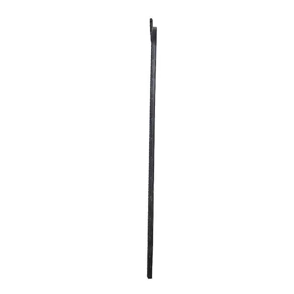 Black 36 in W x 66.2 in. H Mid Century Arch MDF Framed Mirror Wall Mirror Wall Decor Mirror