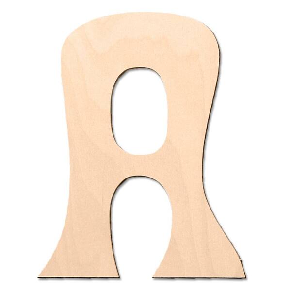 8 in. Baltic Birch Wavy WoodLetter (A)
