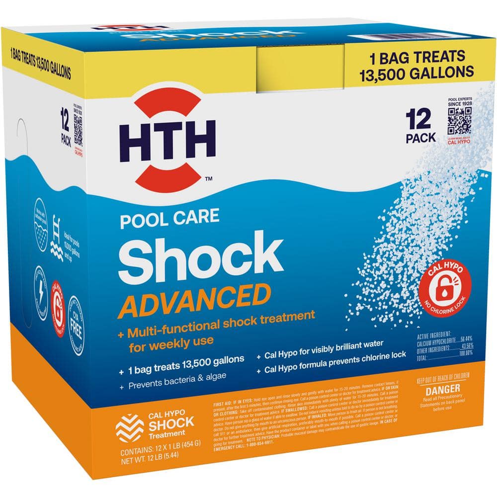 Reviews for HTH 12 lb. Pool Care Shock Advanced (12Pack of 1 lb. Shock