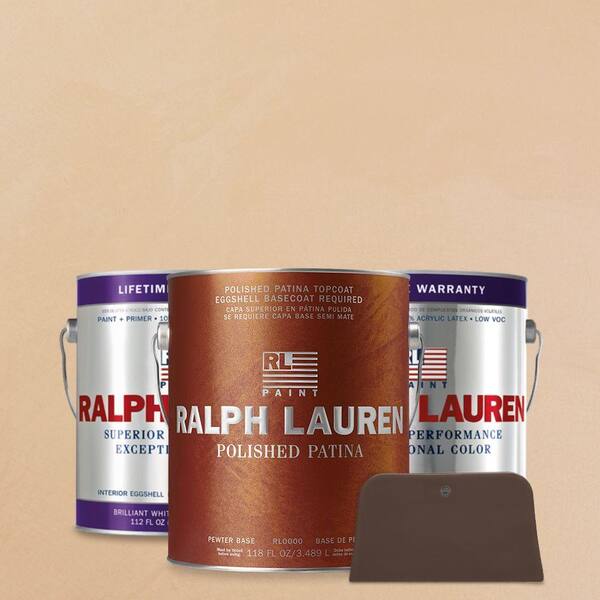 Ralph Lauren 1 gal. Old Rock Crystal Pewter Polished Patina Interior Specialty Paint Kit