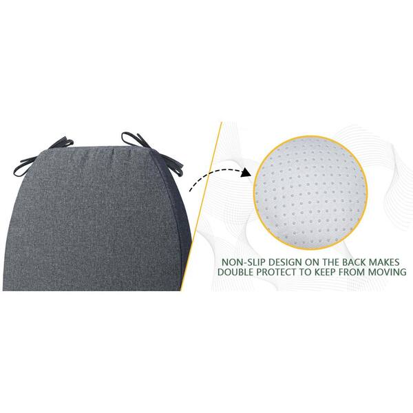 Gel Toilet Seat Cushion With Self-Adhesive Back - Universal, Washable Comfort Pad For Pain Relief (Clear)