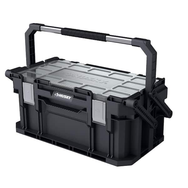 Husky 22 in. Connect Rolling System Plastic Tool Box 230381 - The Home Depot