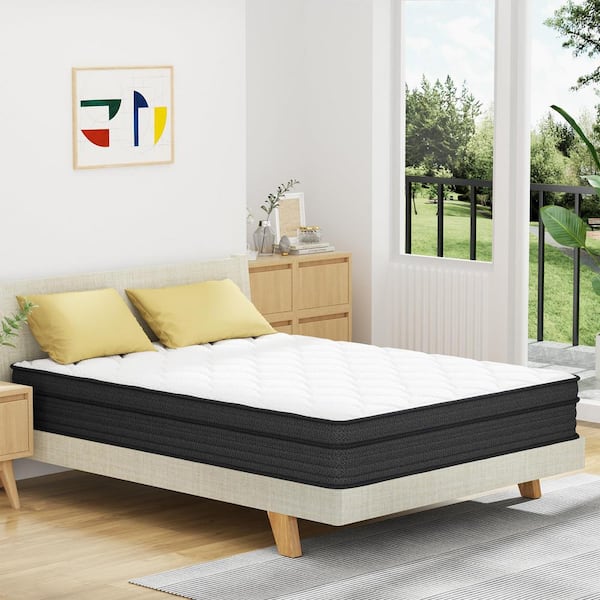 HOMEIBRO Full Medium Gel Memory Foam Hybrid 12 in. Bed in a Box Mattress