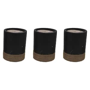 4.8 oz. Cement Citronella Candle with Rope Accent (3-Pack)