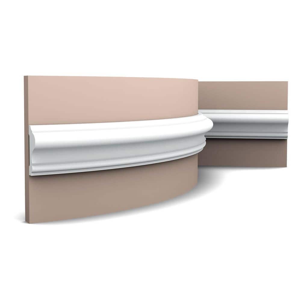Primed White Flexible Polyurethane Crown Moulding 78 in