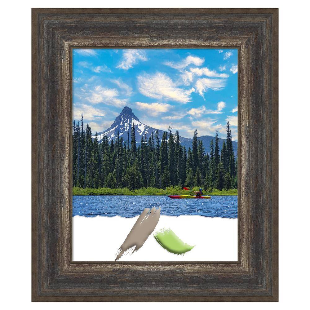 Alta Rustic Char 11x14 Black Polystyrene Wall Frame