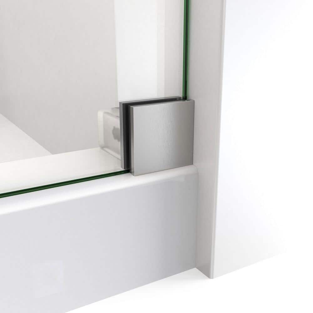 Enigma-X 48'' Frameless Clear Glass Sliding Shower Door