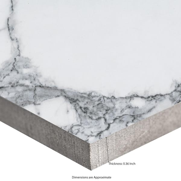 MSI Tavish Laced 16 in. x 32 in. Polished Porcelain Marble Look