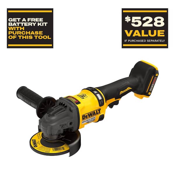 FLEXVOLT 60V MAX Cordless Brushless 4.5 in. to 6 in. Small Angle Grinder with Kickback Brake (Tool Only)