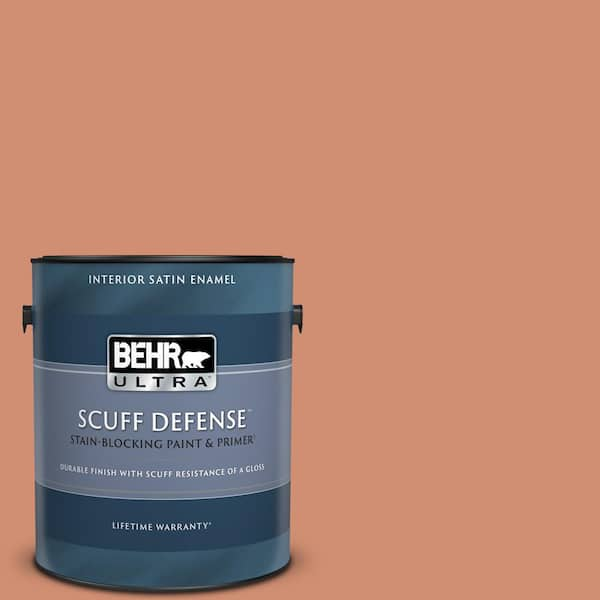 BEHR ULTRA 1 gal. #M200-5 Terra Cotta Clay Extra Durable Satin