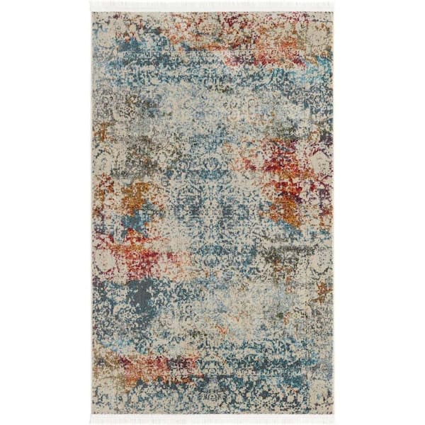 Unique Loom Baracoa Panamericana Cream 3' 3 x 5' 3 Area Rug