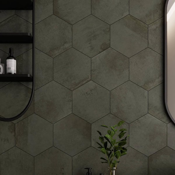 Apollo Tile Light Gray 10-in x 10-in Matte Porcelain Stone Look Tile (10-sq. ft/ Carton)