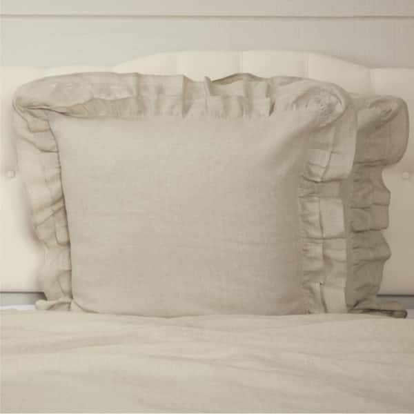 Provincial Linen Natural Euro Sham