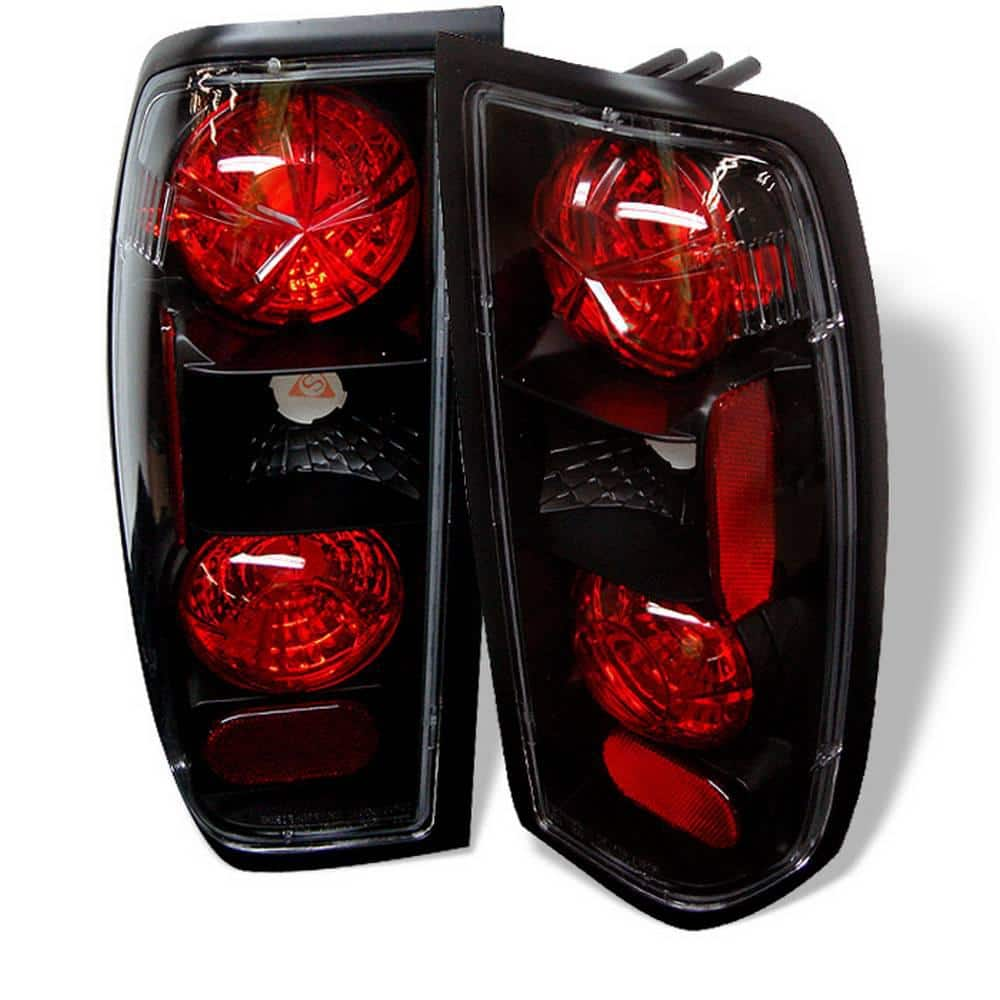 Spyder Auto Nissan Frontier 98-00 Euro Style Tail Lights - Black 5006837 -  The Home Depot